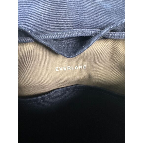 Everlane Backpack Blue Canvas The Modern Snap Travel Bag main image 7